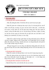 Đề cương ôn tập Giữa kì 2 Ngữ văn 11 năm 2024–2025 trường THPT Xuân Đỉnh (Hà Nội)